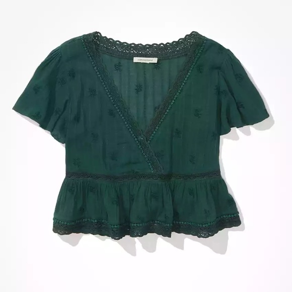 ISO this American Eagle wrap front blouse - Picture 2 of 2